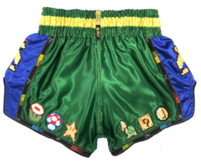 Super Muay Thai Bros Green Shorts