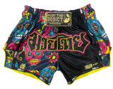 La Flor de Muertos F-Sport Muay Thai Shorts