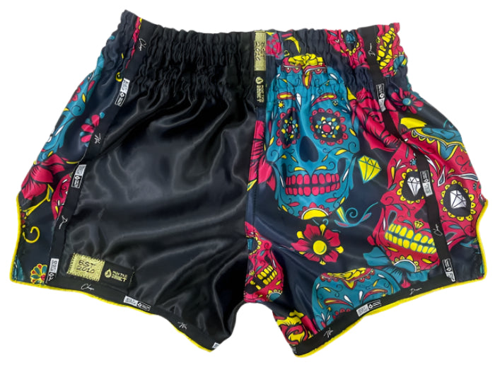 La Flor de Muertos F-Sport Muay Thai Shorts
