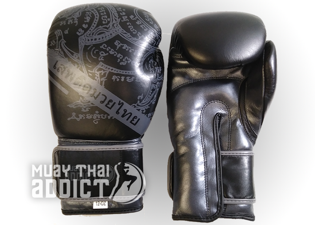 Phaya Rachasi Pro Boxing Gloves - Black