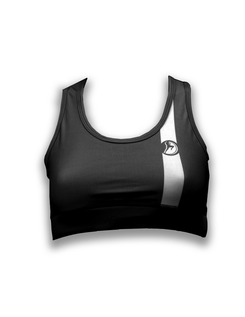 MTA Stance Racerback Sport Bra - Phantom Black