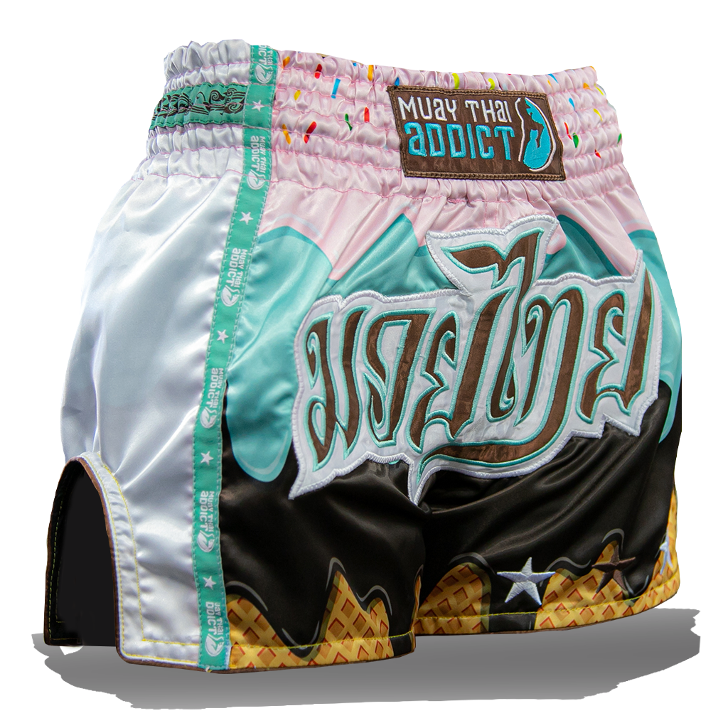 Ice Cream Drip Muay Thai Shorts