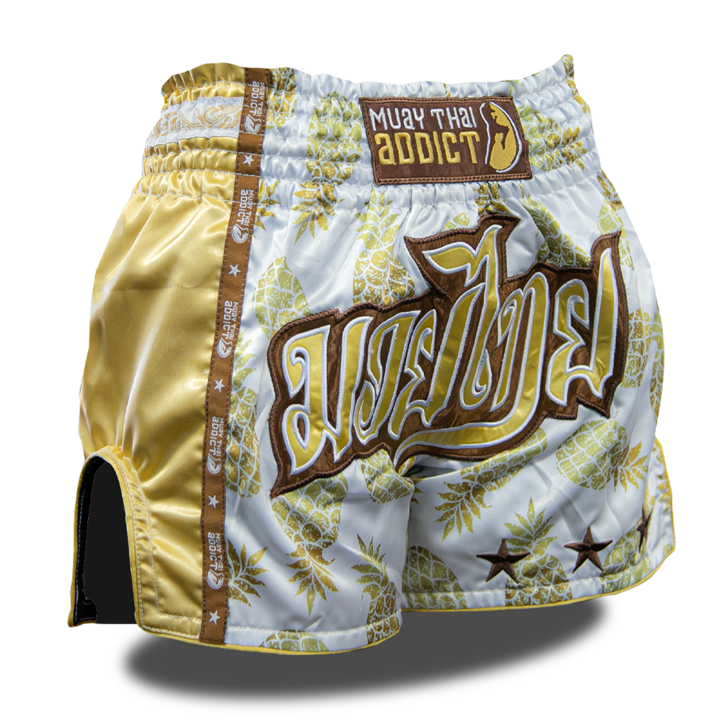Golden Pineapple Muay Thai Shorts