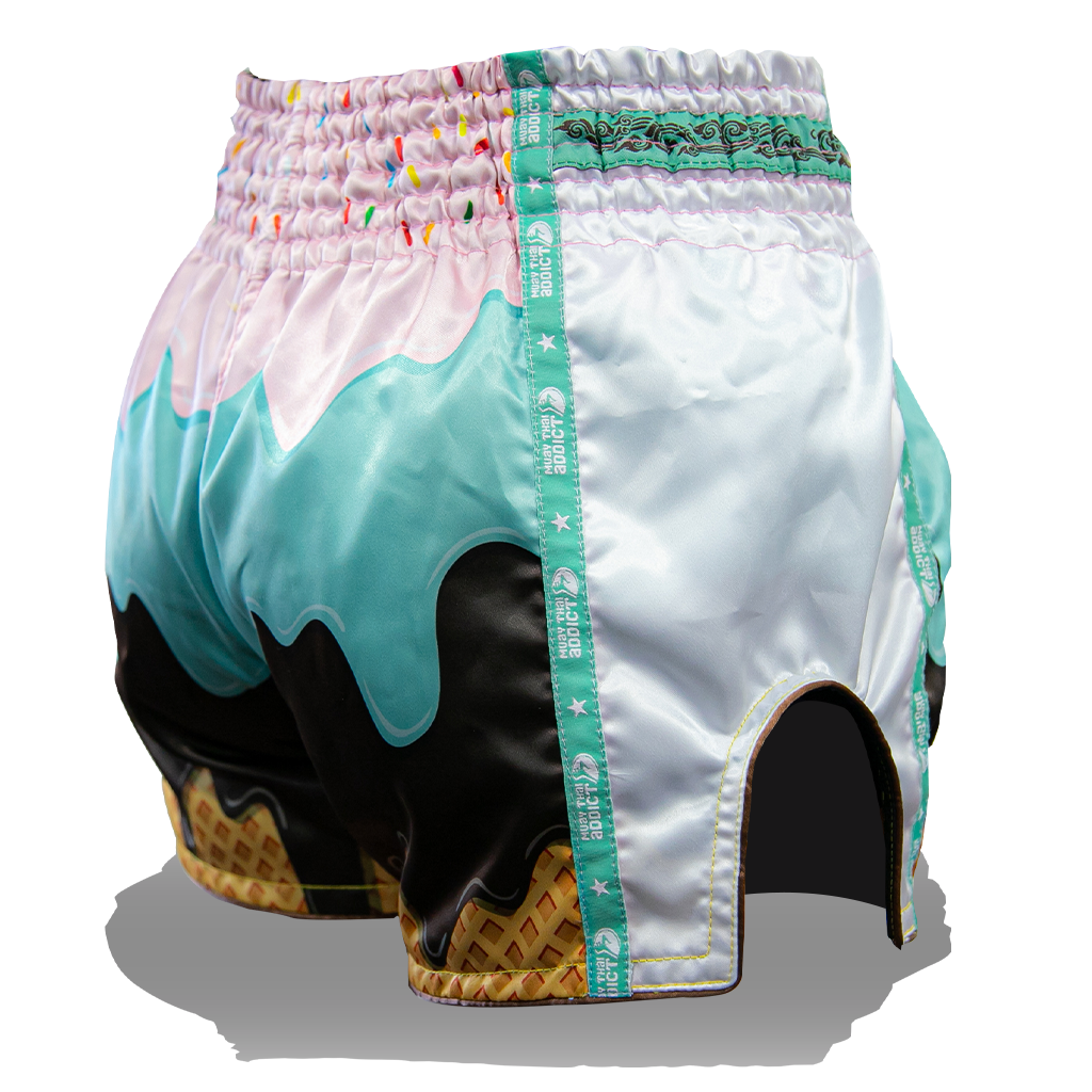 Ice Cream Drip Muay Thai Shorts