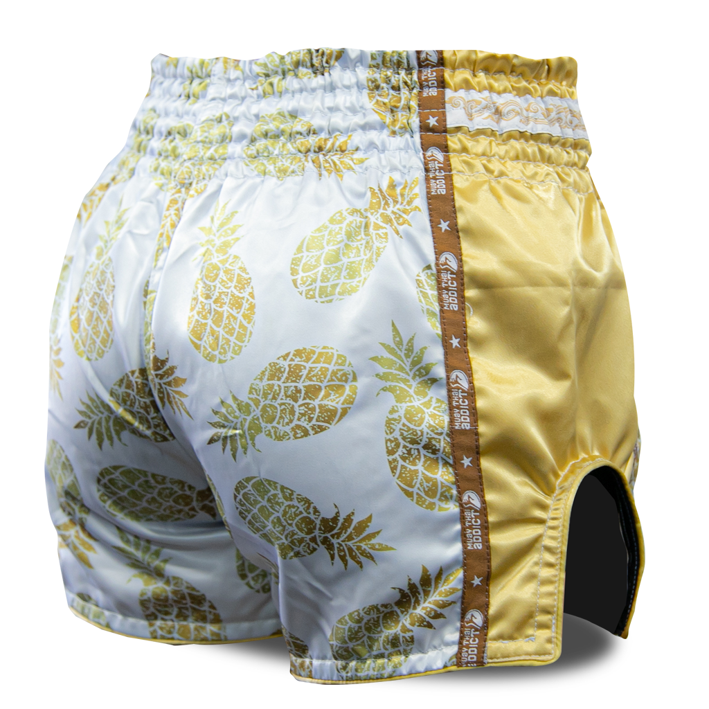 Golden Pineapple Muay Thai Shorts