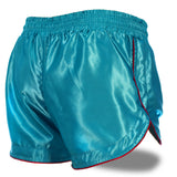 Ocean Blue Retro Muay Thai Shorts