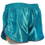 Ocean Blue Retro Muay Thai Shorts