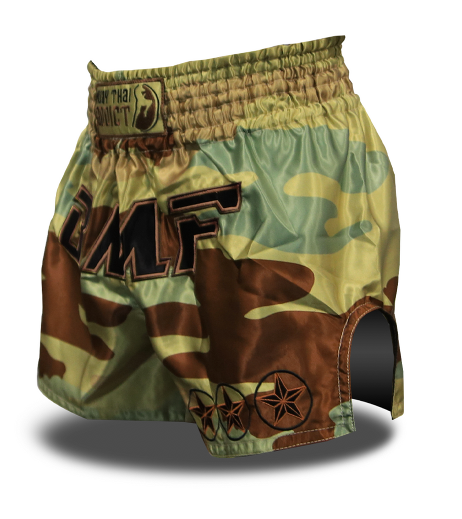 BMF Cowboy Camo Muay Thai Shorts