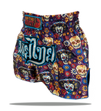 Dia De La Muerte Muay Thai Shorts