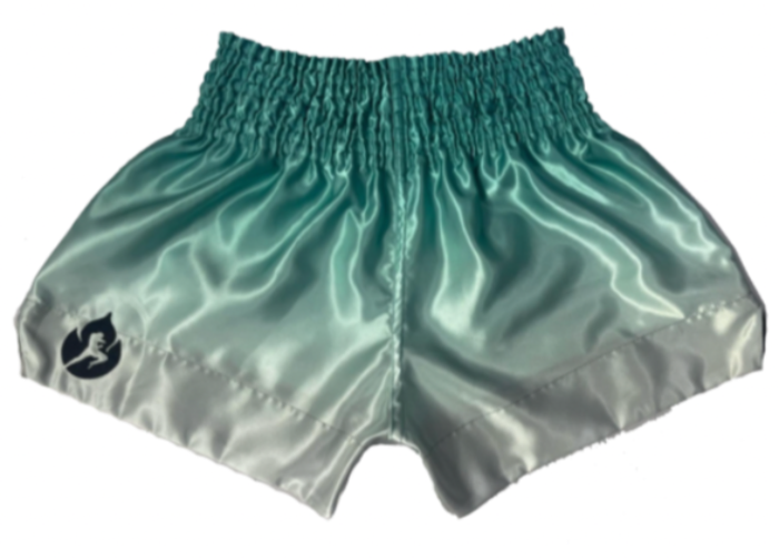 Teal Faded Muay Thai Shorts