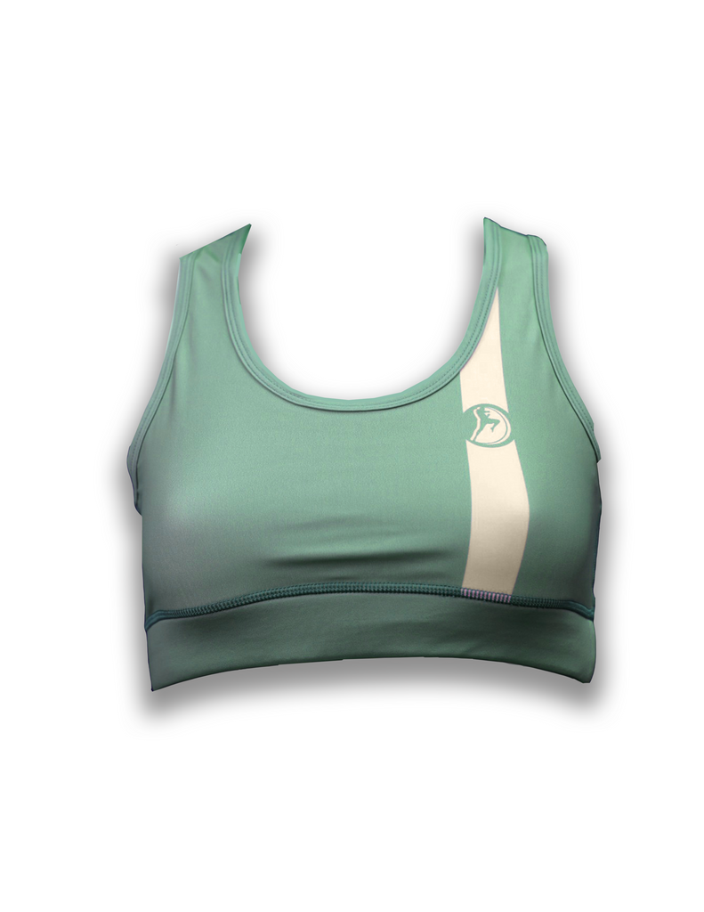 MTA Stance Racerback Sport Bra - Gunner Green