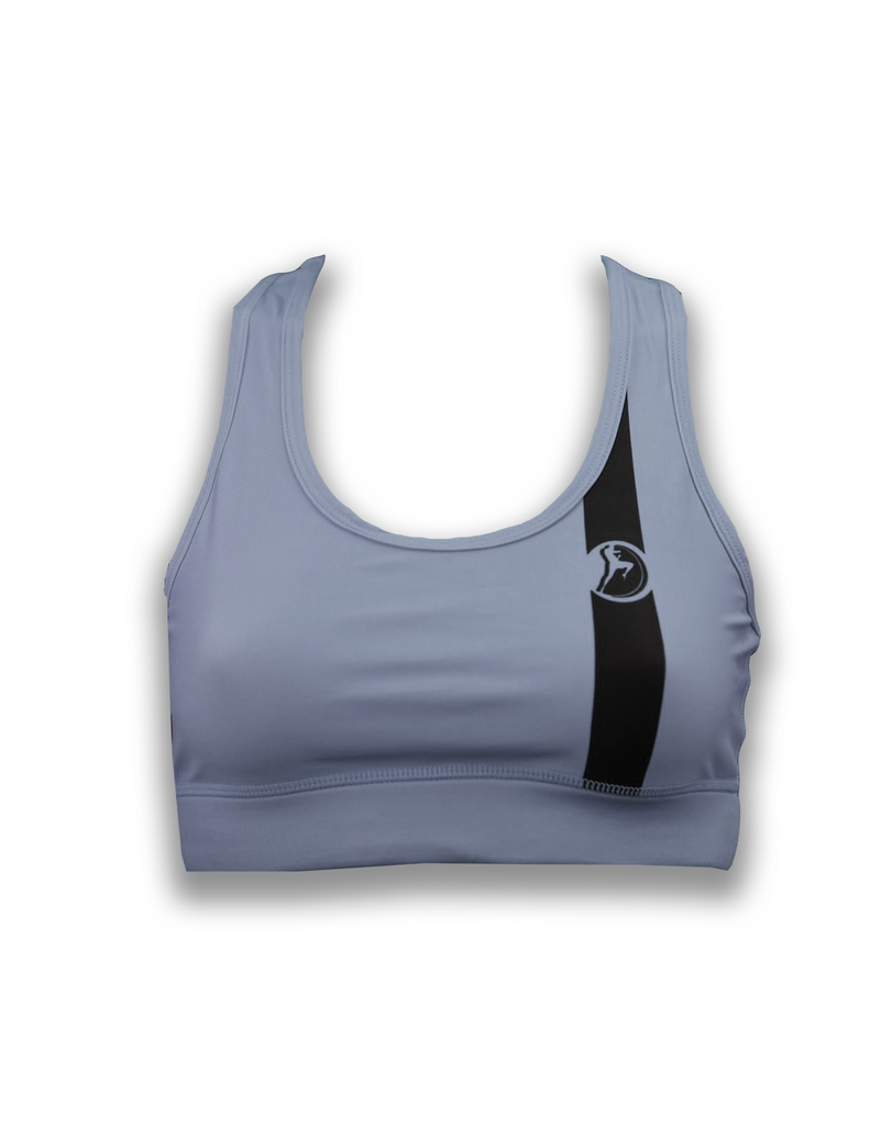 MTA Stance Racerback Sport Bra - Carbon Grey