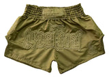 Olive Crocodile Muay Thai Shorts