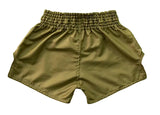 Olive Crocodile Muay Thai Shorts