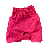 Pink 5 Lines Muay Thai Shorts