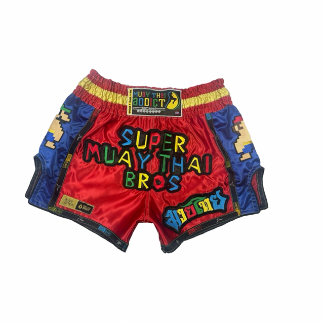 Super Muay Thai Bros Red Shorts
