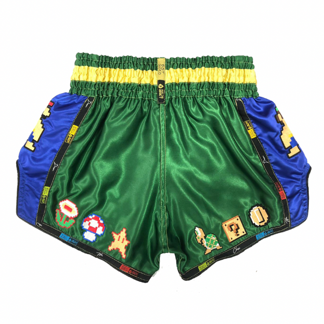 Super Muay Thai Bros Green Shorts
