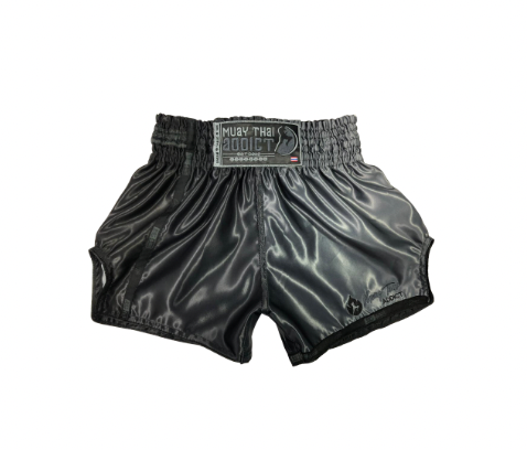 Black SPF Muay Thai Shorts