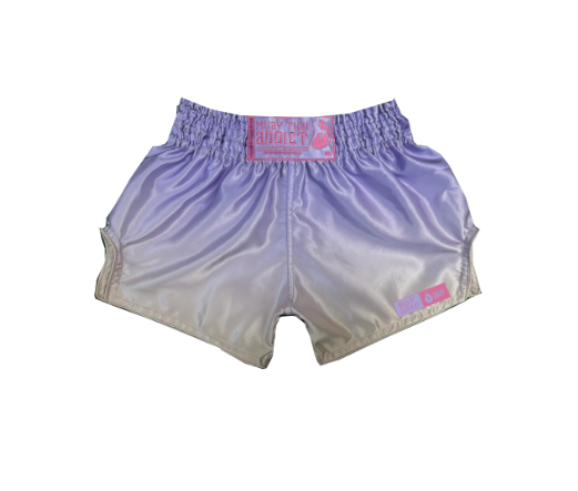 Lavender Cream Muay Thai Shorts