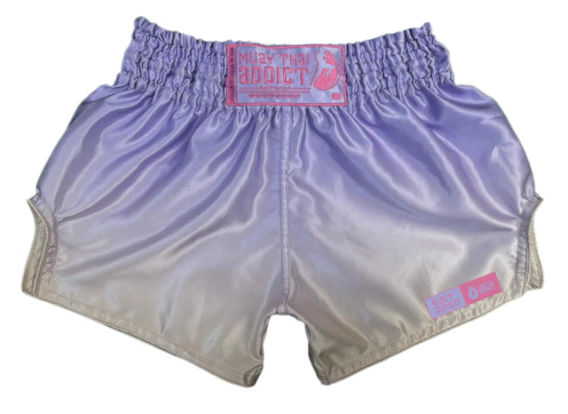 Lavender Cream Muay Thai Shorts