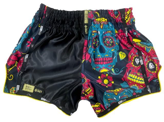 La Flor de Muertos F-Sport Muay Thai Shorts