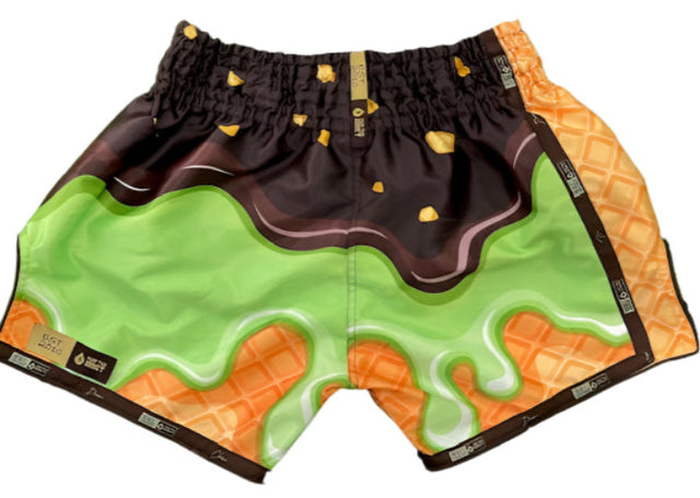 Pistachio Drip Muay Thai Shorts