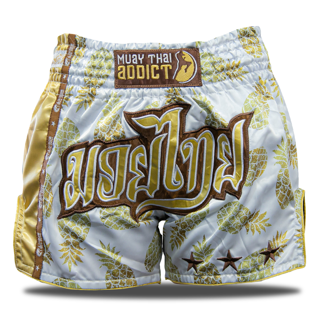 Golden Pineapple Muay Thai Shorts