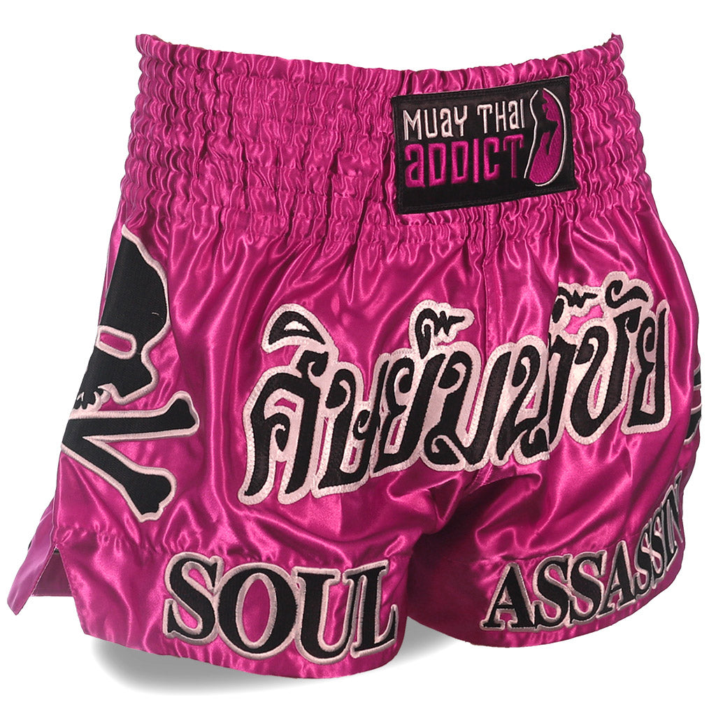Pink Kevin Ross Muay Thai Shorts