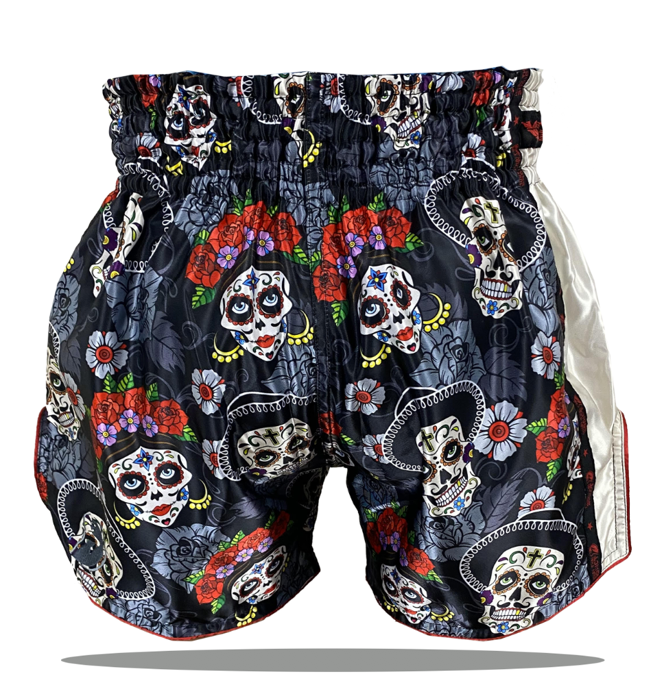 Sugar Skull Garden Muay Thai Shorts