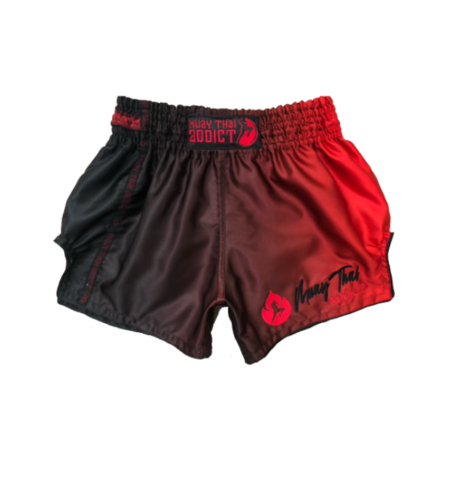 RED SPF Muay Thai Shorts
