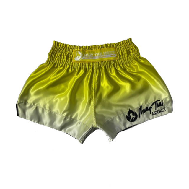 Yellow Faded Muay Thai Shorts