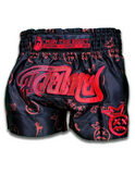 Red Crown Collector  Muay Thai Shorts