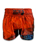 Honeycomb Fade Camo Muay Thai Shorts - Red