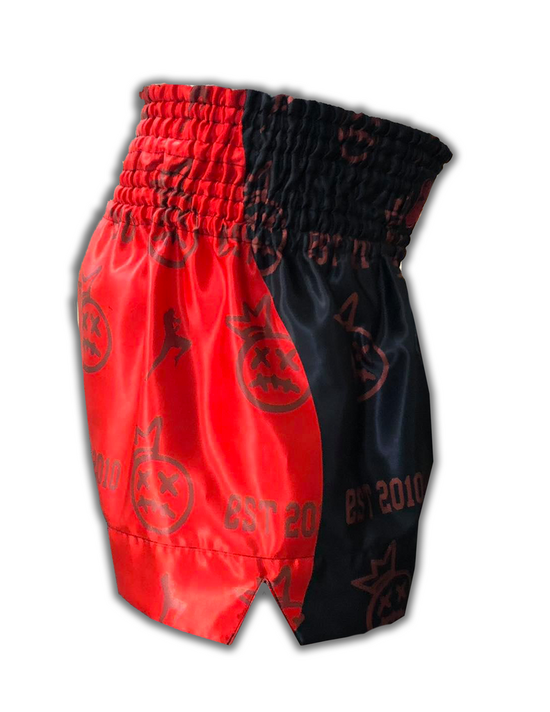 Red Crown Collector  Muay Thai Shorts